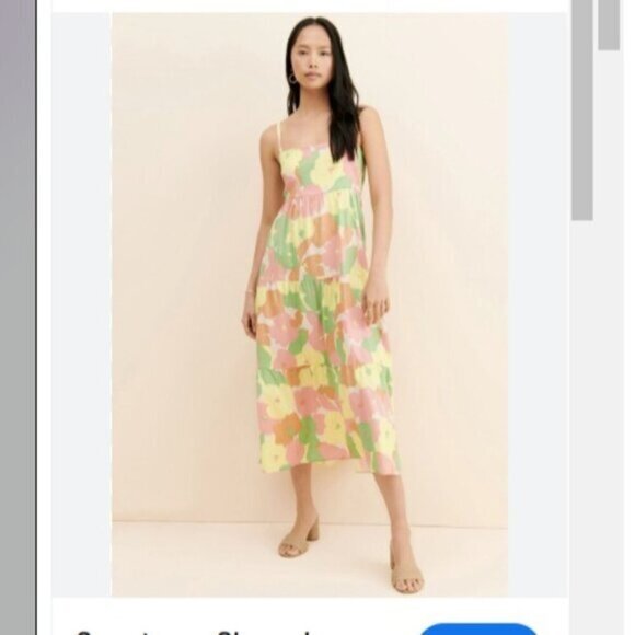 Social Standard by Sanctuary Getaway Maxi Dres Floral Spring Size S Casual - Picture 1 of 8